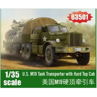I Love Kit 63501 - M19 Tank Transporter mit Hard Top Cab grün 1:35