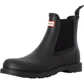 Hunter Commando Chelsea Boot Herren Schwarz 43