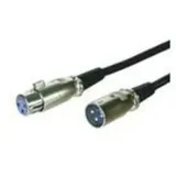 MicroConnect Audioverlängerungskabel XLR 3-polig Männlich / XLR 3-polig Weiblich 1m (XLRMF1)