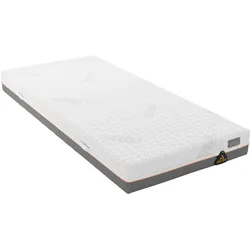 Gelschaummatratze SCHLARAFFIA "Matratze GELTEX Quantum 180, 90x200 cm und weitere Größen erhältlich" Gr. 3, weiß, B:80cm H:18cm L:200cm, Bezug: 67% Polyester, 32% Lyocell, 1% Elasthan. Bezug (unten): 100% Polyester, Matratzen, GELTEX macht den Unterschied