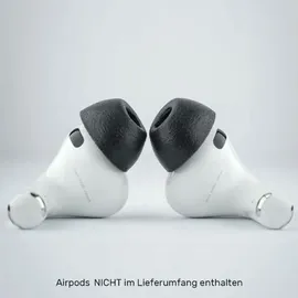 COMPLY TrueGrip MAX | Premium Memory Schaumstoff Ersatz-Ohrstöpsel für AirPods Pro 3 Schwarz Größe Mix (Apple AirPods), Kopfhörer Ersatzteile,