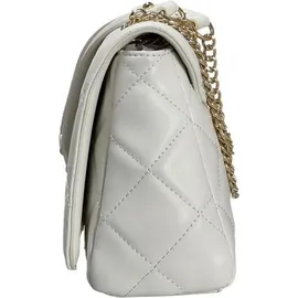 Valentino Ocarina Schultertasche Kunstleder Gold/Weiß