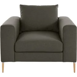 Loungesessel OTTO PRODUCTS "Finnja", grün, B:105cm H:83cm T:103cm, Struktur fein: aus recycleten PET-Flaschen (100% PES), Sessel, Lounge-Sessel, mit Recycling-Bezug