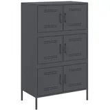 vidaXL Highboard 68 x 113 x 39 cm Anthrazit