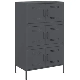 vidaXL Highboard 68 x 113 x 39 cm Anthrazit