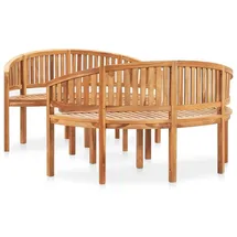 vidaXL Garten-Lounge-Set 3-tlg. braun