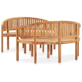 vidaXL Garten-Lounge-Set 3-tlg. braun