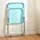 [en.casa] Stühle, Pornainen 2er Set Hellblau, transparent