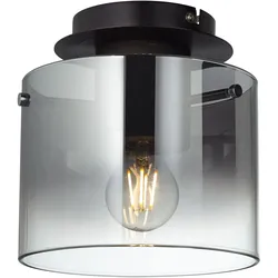 BRILLIANT Deckenleuchte "Beth", braun (kaffee, rauchglas), Ø 20cm H: 21cm, Lampen, Deckenlampe 20cm Kaffee/rauchglas