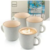 sänger Tasse, Kaffeebecher Set Rio Creme 430 ml, 4 x)