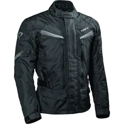 DIFI Compass Aerotex Solid wasserdichte Motorrad Textiljacke, schwarz, Größe L für Männer