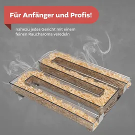 Lemodo Kaltrauchgenerator 5 cm Edelstahl silber