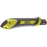 Ryobi Cuttermesser RSK18, 18 mm einziehbare Klinge, Ergonomisches Design, Klingenverriegelung