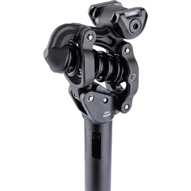 CON-TEC Contec Nara Air Link+ Parallelogramm-Federsattelstütze 31,6x350mm, 58mm Federweg, Luft-/Stahlfeder, bis 120kg, schwarz matt