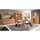 Innostyle Highboard Nature ONE Front Kernbuche Teil-massiv FSC-Zertifiziert - Moderner Wohnzimmerschrank mit viel Stauraum und LED-Beleuchtung - 127 x 137 x 40 cm (B/H/T)