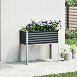 vidaXL Pflanzkübel 100 x 41 x 90 cm Anthrazit