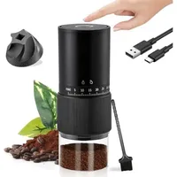 Kaffeemühle, Elektrische Kaffeemühle, 30 Einstellungen, Kabellose Wiederaufladbare Kaffeemühle Mit Keramik-kegelmahlwerk Und Reinigungsbürste, Kaffeebohnenmühle, Für Reisen Und Camping