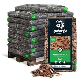 Galamio Rindenmulch Kiefer Mittel 60l x 26 Sack 1560l