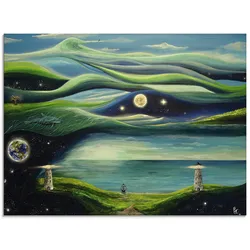 Artland Glasbild »Verschiedene Leben«, Landschaften, (1 St.), in verschiedenen Größen Artland Farbe Bild(er): blau