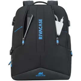 RivaCase® RIVACASE Laptop-Rucksack Borneo 7860 schwarz bis 44,0 cm (17,3 Zoll)