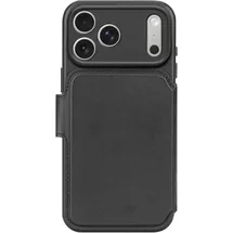 decoded iPhone 17 Pro Max Leder Klapphülle schwarz