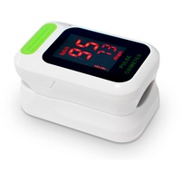 QUIRUMED Fingerspitzen-Pulsoximeter, mit OLED-Display, Sauerstoffsättigungsmesser (SpO2), Fingererkennung, automatische Abschaltung, geringer Stromverbrauch, sofortige Messung