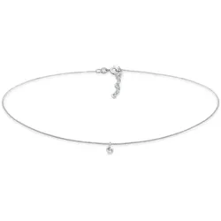 Elli Choker Turmalinquarz Solitär Anhänger 925 Silber silberfarben Damen 