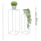 DanDiBo Ambiente Blumenhocker 60 x 30 cm Weiß