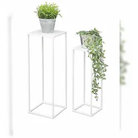 DanDiBo Ambiente Blumenhocker 60 x 30 cm Weiß