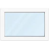 Fenster 90x60 cm, Kunststoff Profil aluplast IDEAL® 4000, Weiß, 900x600 mm, einteilig festverglast, 2-fach Verglasung, individuell konfigurieren
