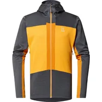Haglöfs ROC Flash Mid Hood Men Magnetite/Sunny yellow M