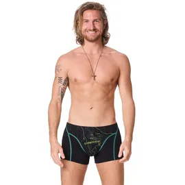 Ein schöner Fleck Erde Herren Boxershorts | Shorts, Print, Bio-Baumwolle Großglockner (Schwarz) XL