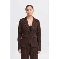ICHI Kurzblazer IXKATE PINSTRIPED BL 20123688 in Braun |