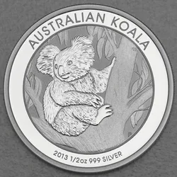 Silbermünze 1/2oz Koala 2013 (Australien)