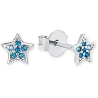 s.Oliver Ohrstecker-Set Kinder Silber blau 2020870