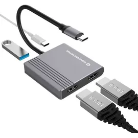 Conceptronic DONN13G 4-in-1 USB 3.2 Docking