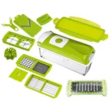 GENIUS Nicer Dicer Plus kiwigrün 12tlg