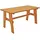 FRG Freital Gartentisch 150 x 70 x 74 cm Braun/Bronze