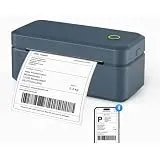 Abelmark DHL Etikettendrucker Bluetooth, Label Printer 4x6 Thermodrucker, Versandetiketten Drucker für Amazon, Etsy, Shopify, Ettikettendrucķer für DHL, kompatibel mit iOS, Android, Windows, Mac