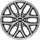 BBS TL-A 9,0 x 20 6 x 135 ET12 Platinum-silber