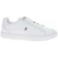 Tommy Hilfiger Damen Court-Sneaker Schuhe, Weiß (White), 37