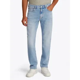Tommy Hilfiger Straight Fit Jeans aus Baumwoll-Mix, Hellblau, 34/30