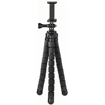 Hama Flexibles Stativ für Smartphone und GoPro schwarz