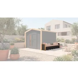 Weka Sitzbank Killarney Anthrazit 285 x 285 x 63 cm