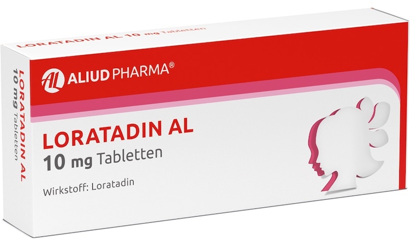 ALIUD Pharma LORATADIN AL 10 mg Tabletten Allergiemittel zum Einnehmen