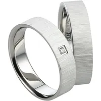Mabro Partnerringe Verlobungsringe AB1006/1007 Edelstahl
