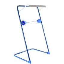 SEMYtop Putzrollen-Spender, Bodenständer, Metall, blau