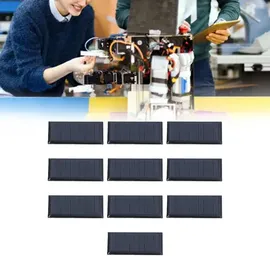 OEM Packung Mit 10 Miniatur-solarzellen 0,15 W 5 V, Polykristallin 53 X 30 Mm, Wetterfest Für Bastel- Und Wissenschaftsprojekte
