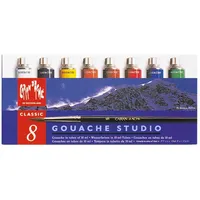 Caran d'Ache Gouache Studio Set 9 teilig 1 St. Mehrfarbig
