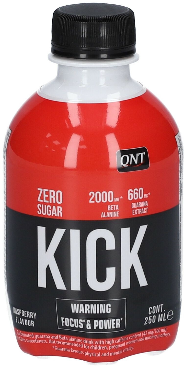 QNT Kick Power Drink Framboise 250 ml fluide